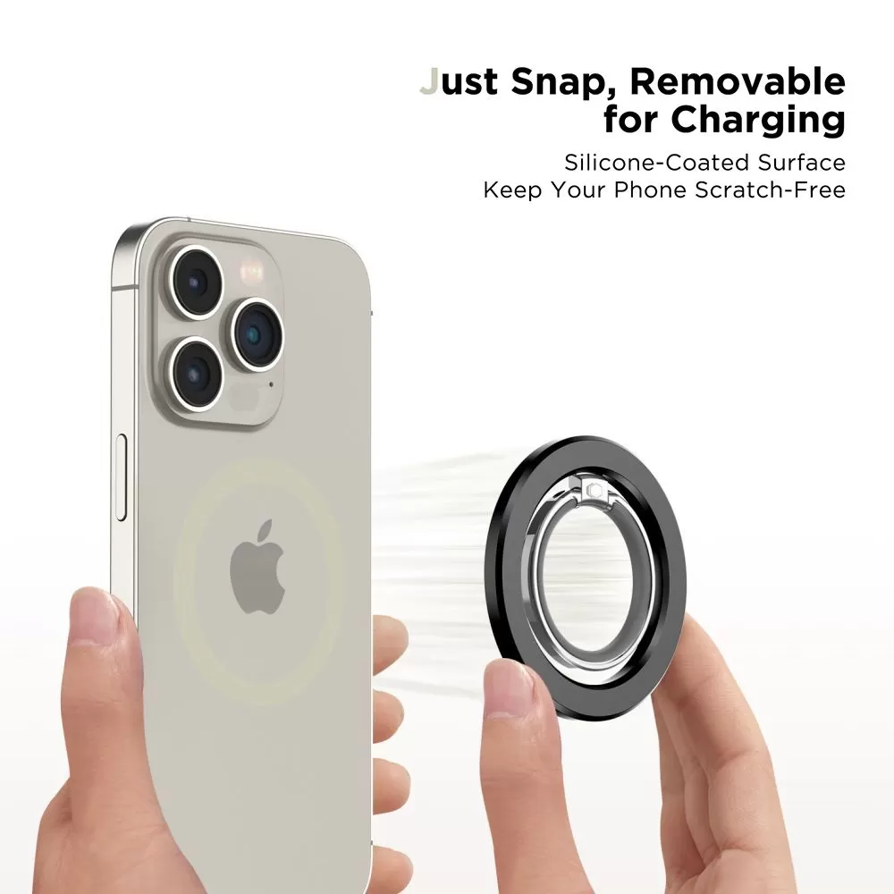Tillbehör Magnetic Plate TECH-PROTECT MMR300 MAGSAFE PHONE RING  svart