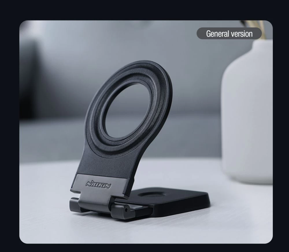 Priedai Magnetic Plate Nillkin SnapFlex Mount Double Base  pilkas