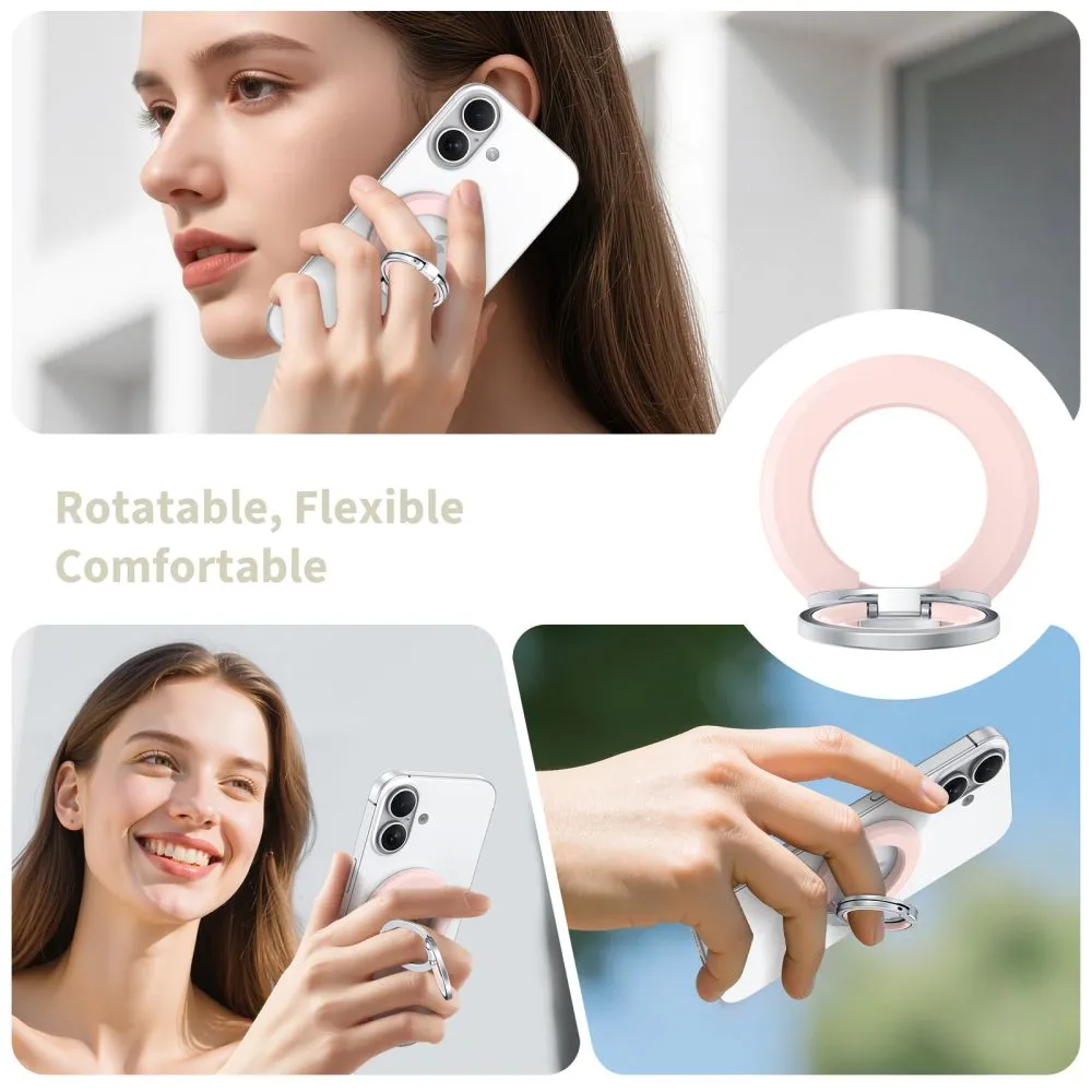  Magnetic Plate TECH-PROTECT MMR500 MAGNETIC MAGSAFE PHONE RING Viedierīču rozā