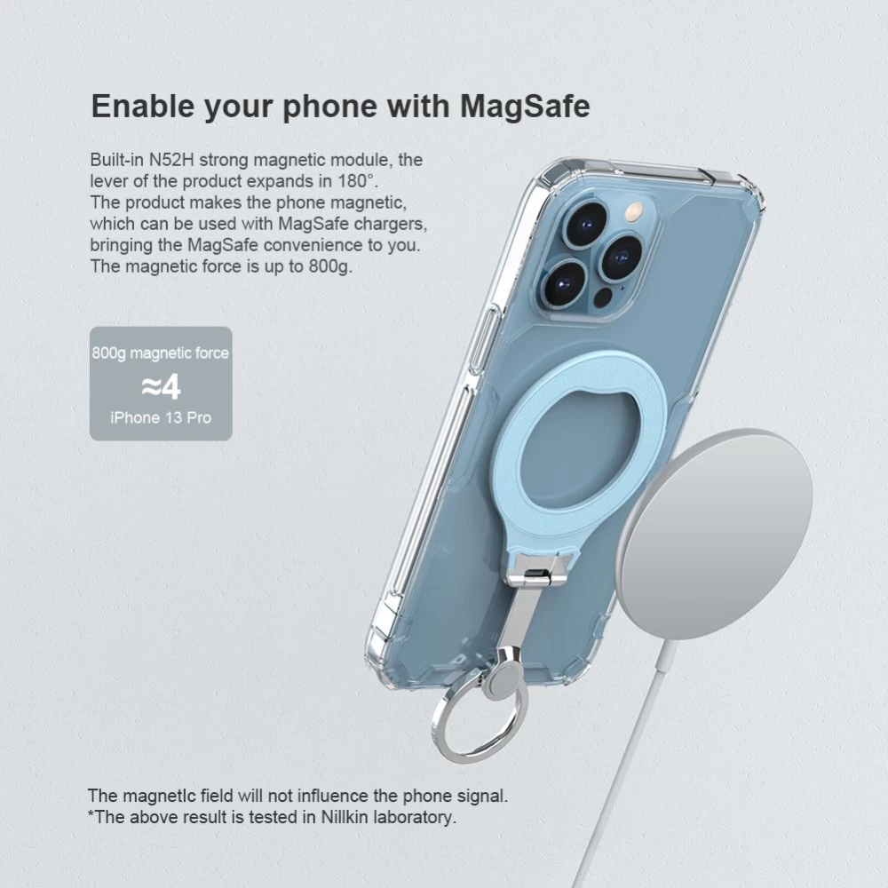  Magnetic Plate Nillkin SnapGrip Adhesive Ring Holder  zaļš