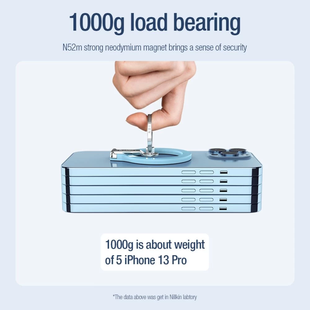  Magnetic Plate NILLKIN SNAPGRIP MAGNETIC RING HOLDER  zaļš