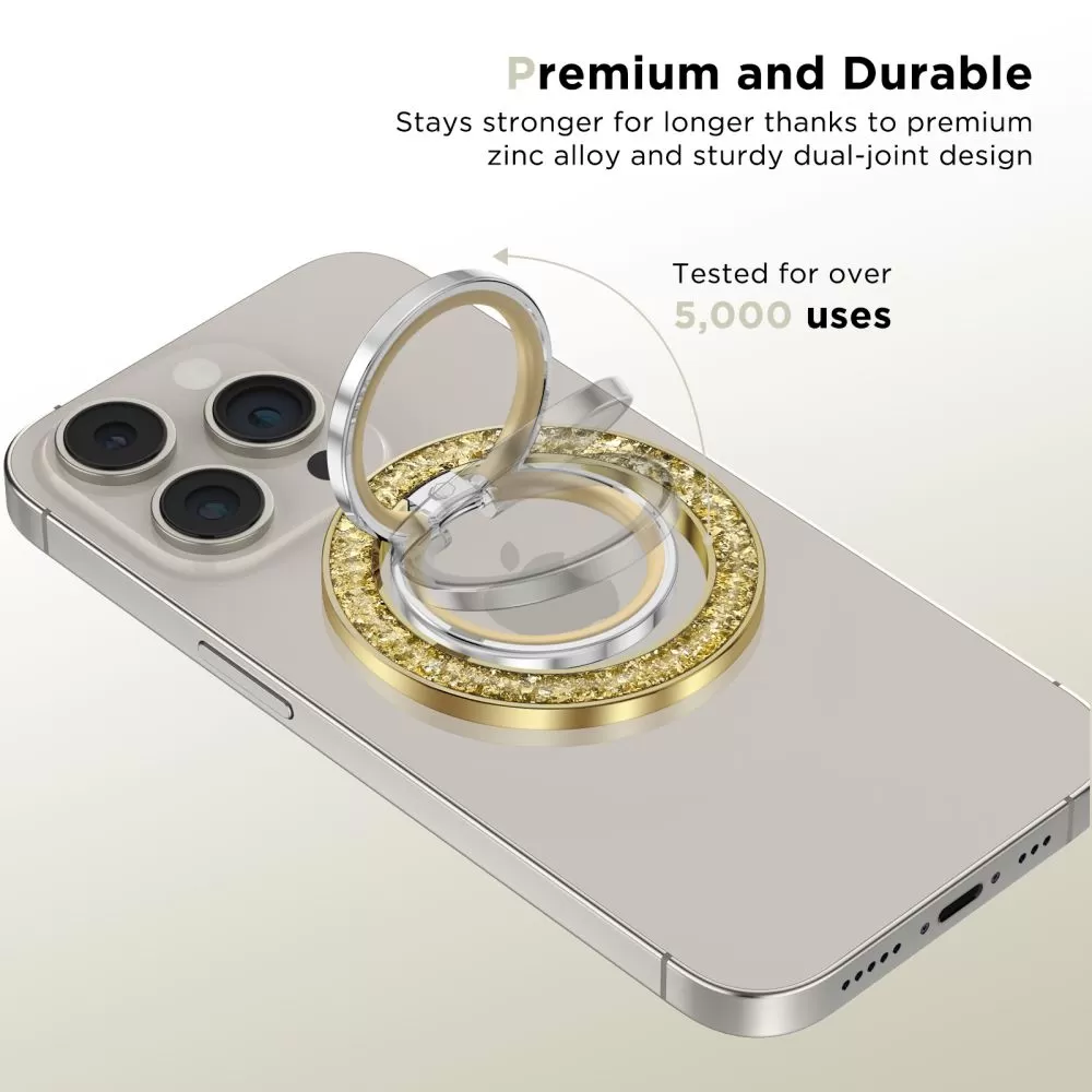 Tillbehör Magnetic Plate TECH-PROTECT MMR200 MAGSAFE PHONE RING  gyllene