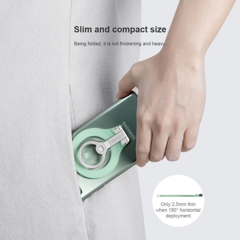 Tillbehör Magnetic Plate Nillkin SnapGrip Adhesive Ring Holder  blå