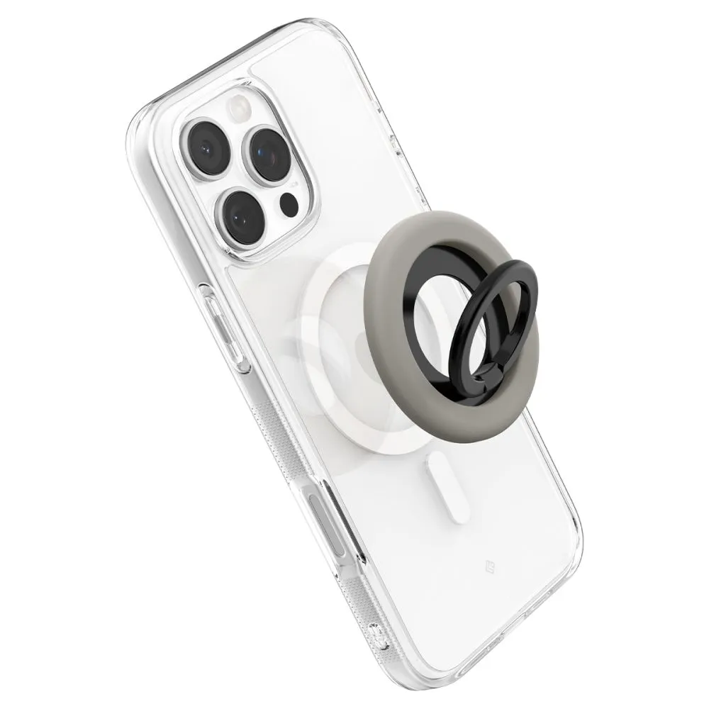  Magnetic Plate SPIGEN NANO POP MAGSAFE PHONE RING  pelēks