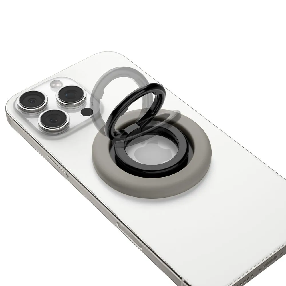  Magnetic Plate SPIGEN NANO POP MAGSAFE PHONE RING  pelēks