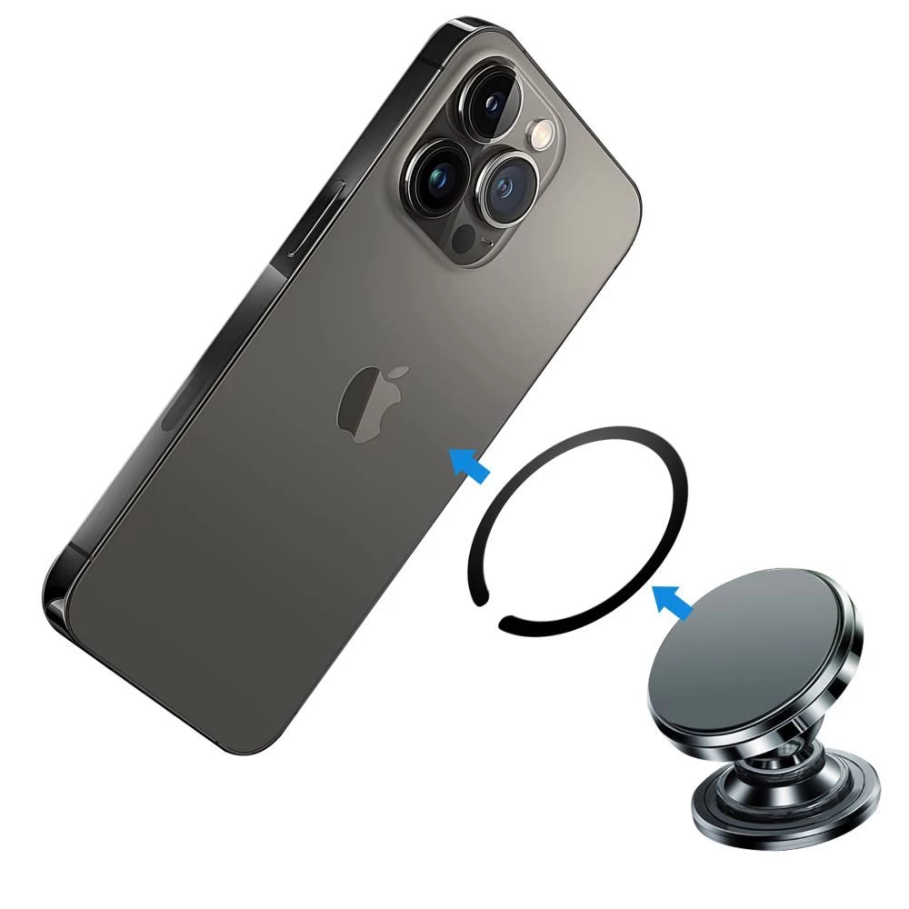 Tarvikud Magnetic Plate TECH-PROTECT METALPLATE MAGSAFE UNIVERSAL MAGNETIC RING (2-pack) 