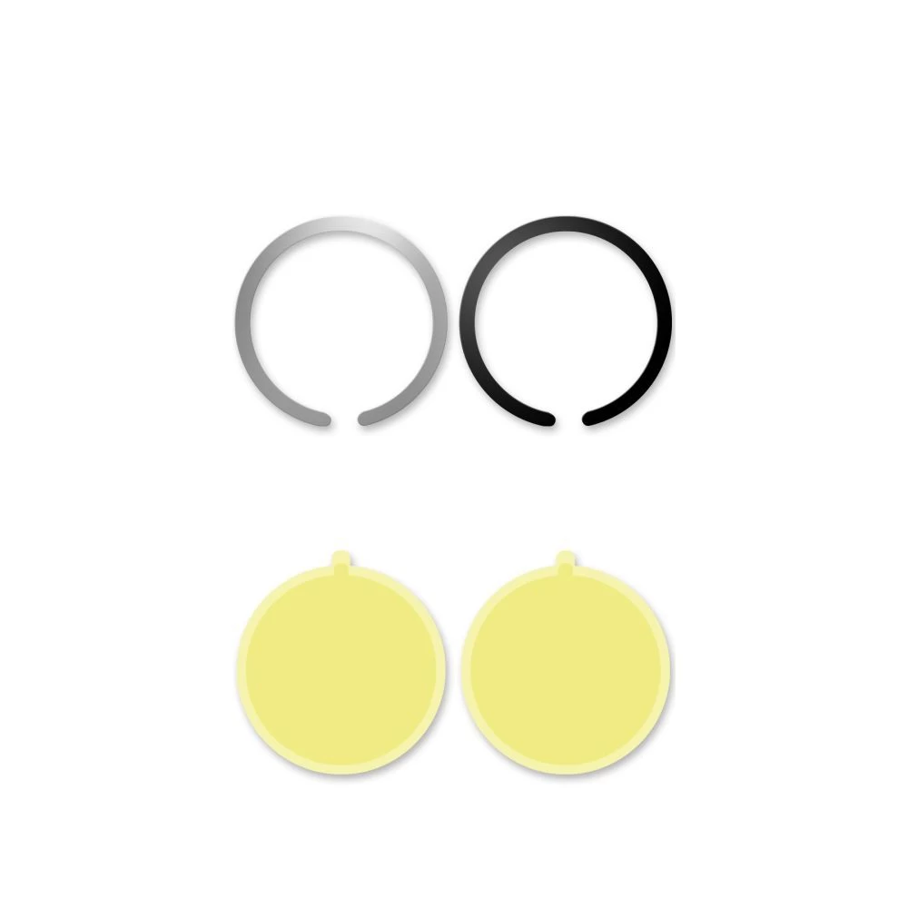 Tarvikud Magnetic Plate TECH-PROTECT METALPLATE MAGSAFE UNIVERSAL MAGNETIC RING (2-pack) 
