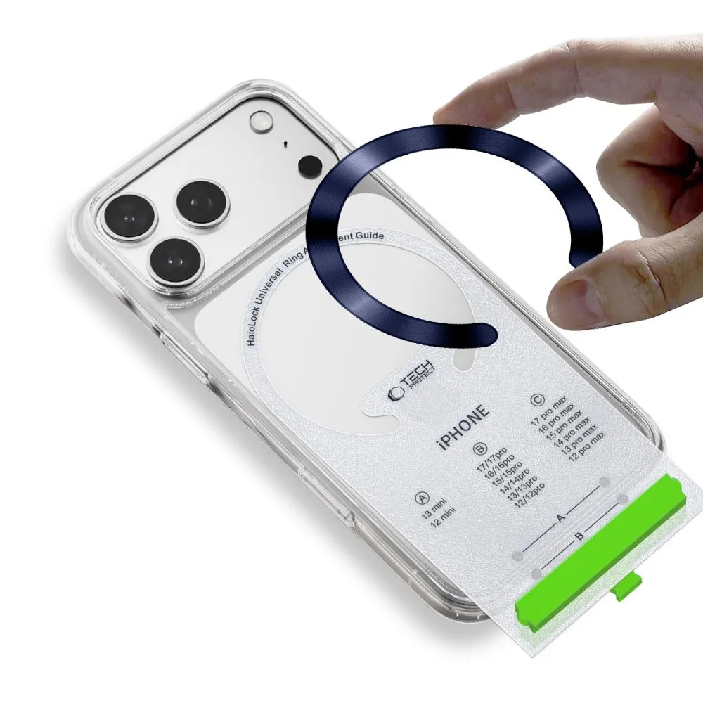  Magnetic Plate TECH-PROTECT MMP-210 MAGNETIC MAGSAFE RING 2-PACK Viedierīču 
