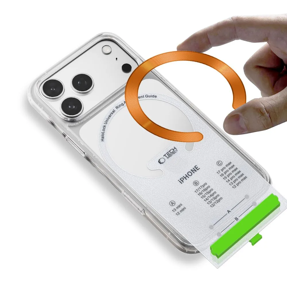  Magnetic Plate TECH-PROTECT MMP-210 MAGNETIC MAGSAFE RING 2-PACK Viedierīču 