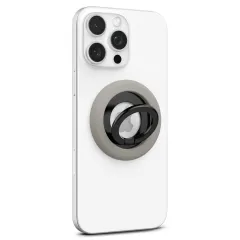 Priedai Magnetic Plate SPIGEN NANO POP MAGSAFE PHONE RING  pilkas
