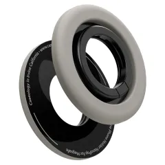 Priedai Magnetic Plate SPIGEN NANO POP MAGSAFE PHONE RING  pilkas