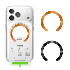 Aksesuāri Magnetic Plate Viedierīču Aksesuāri TECH-PROTECT MMP-210 MAGNETIC MAGSAFE RING 2-PACK