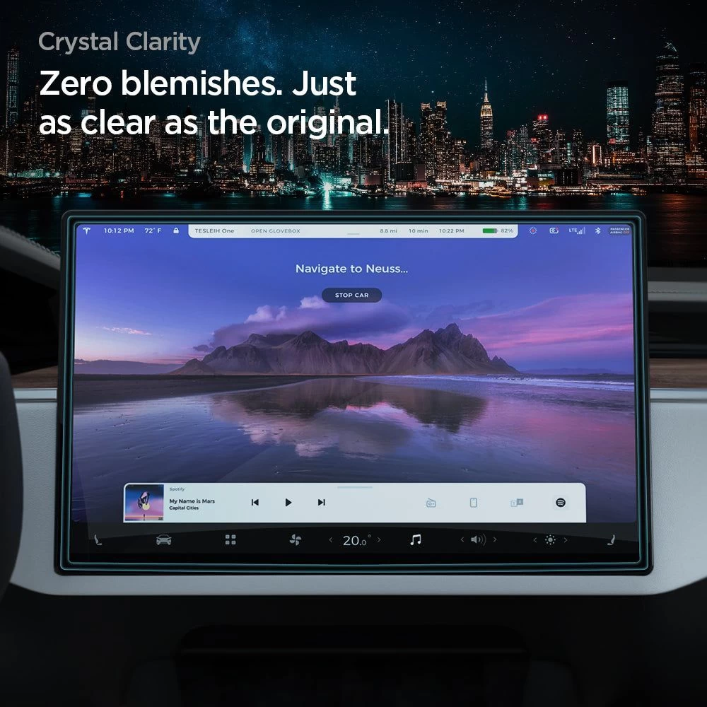 Dažādi telefona aizsargstikls  SPIGEN GLAS.TR ”EZ FIT” TESLA MODEL X 2022 / S 2021