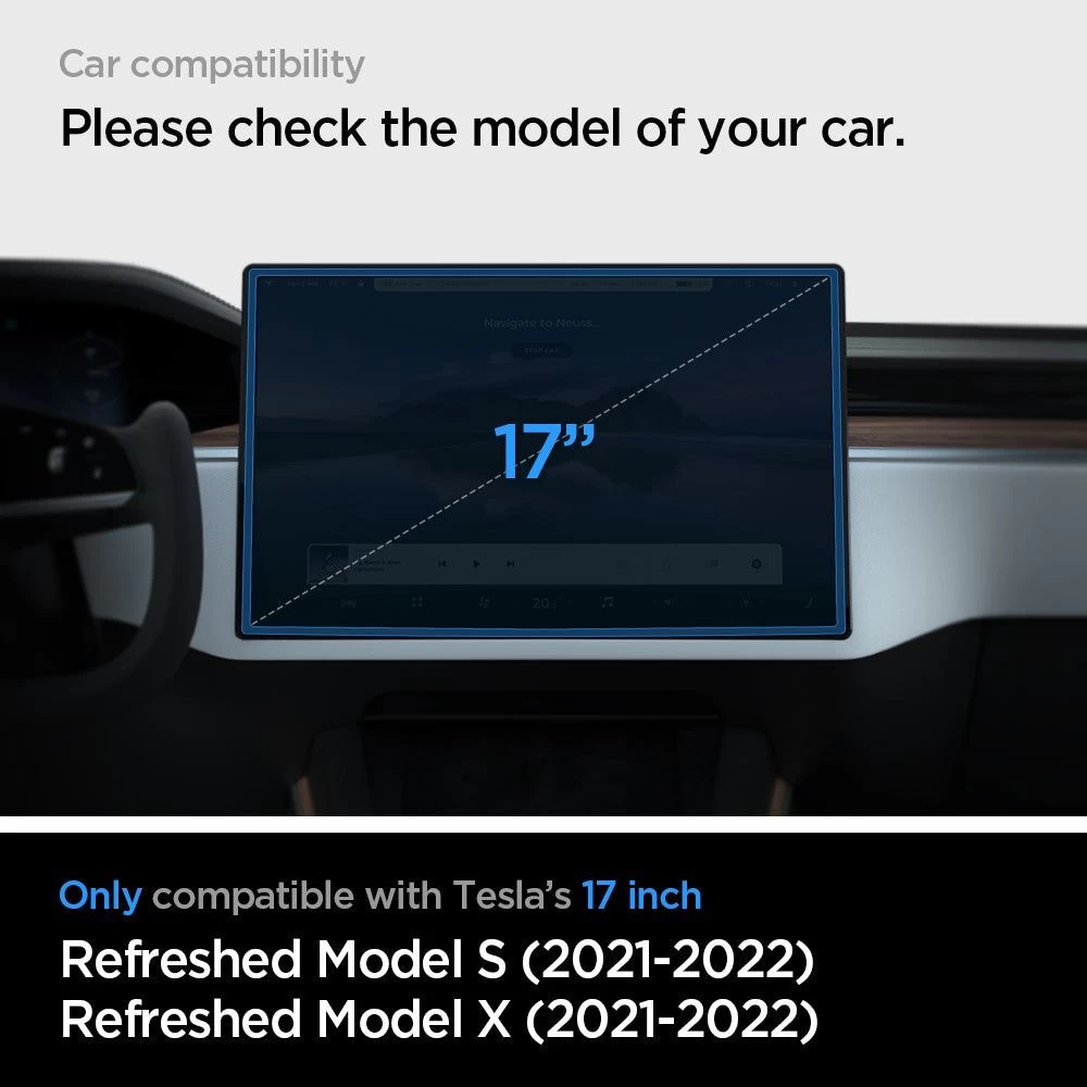 Dažādi telefona aizsargstikls  SPIGEN GLAS.TR ”EZ FIT” TESLA MODEL X 2022 / S 2021