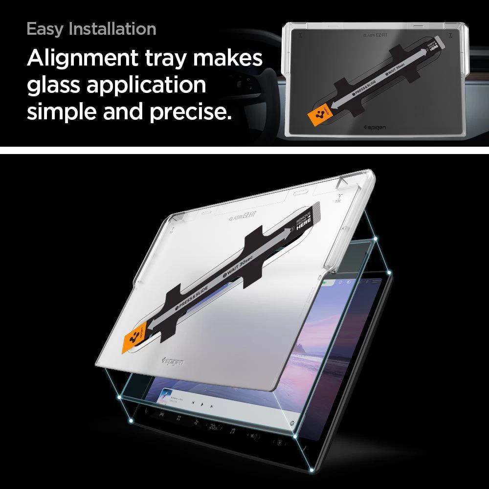 Dažādi telefona aizsargstikls  SPIGEN GLAS.TR ”EZ FIT” TESLA MODEL X 2022 / S 2021
