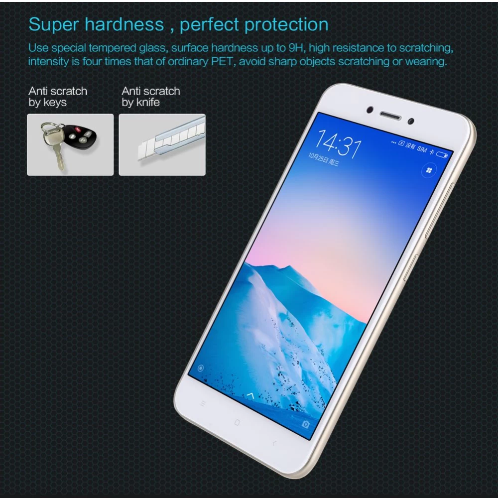 Dažādi telefona aizsargstikls  H Tempered Glass Xiaomi Redmi 5A