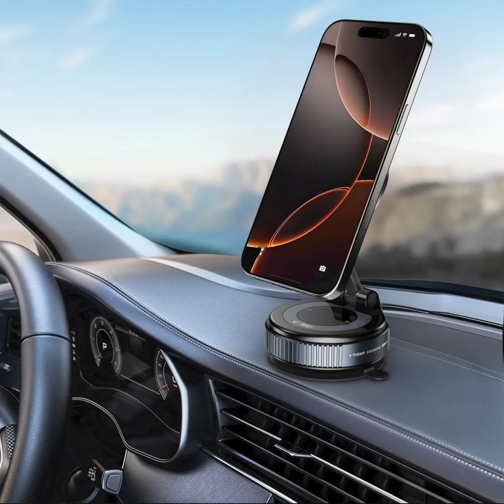 Tillbehör Other TECH-PROTECT N60 MAGNETIC MAGSAFE WINDSHIELD & DASHBOARD CAR MOUNT  svart