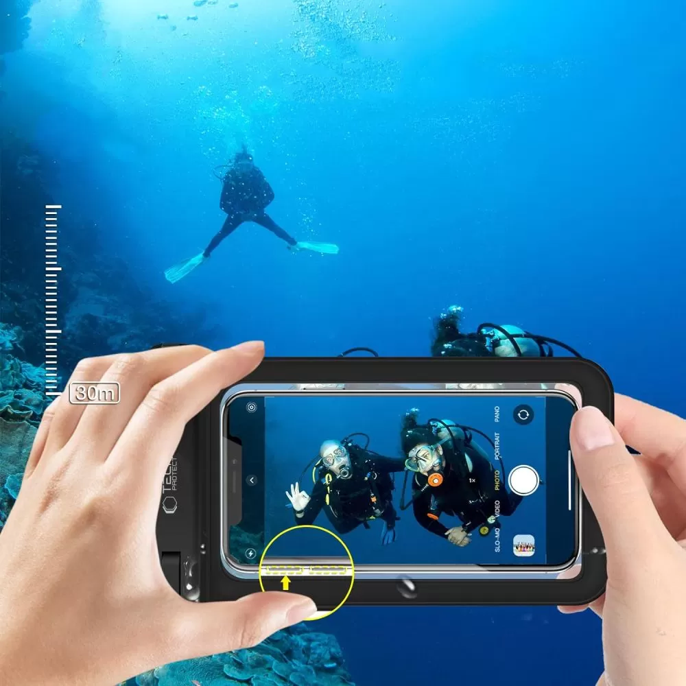 Dažādi telefona maciņš  TECH-PROTECT UWC9 UNIVERSAL WATERPROOF CASE 8.9 INCH