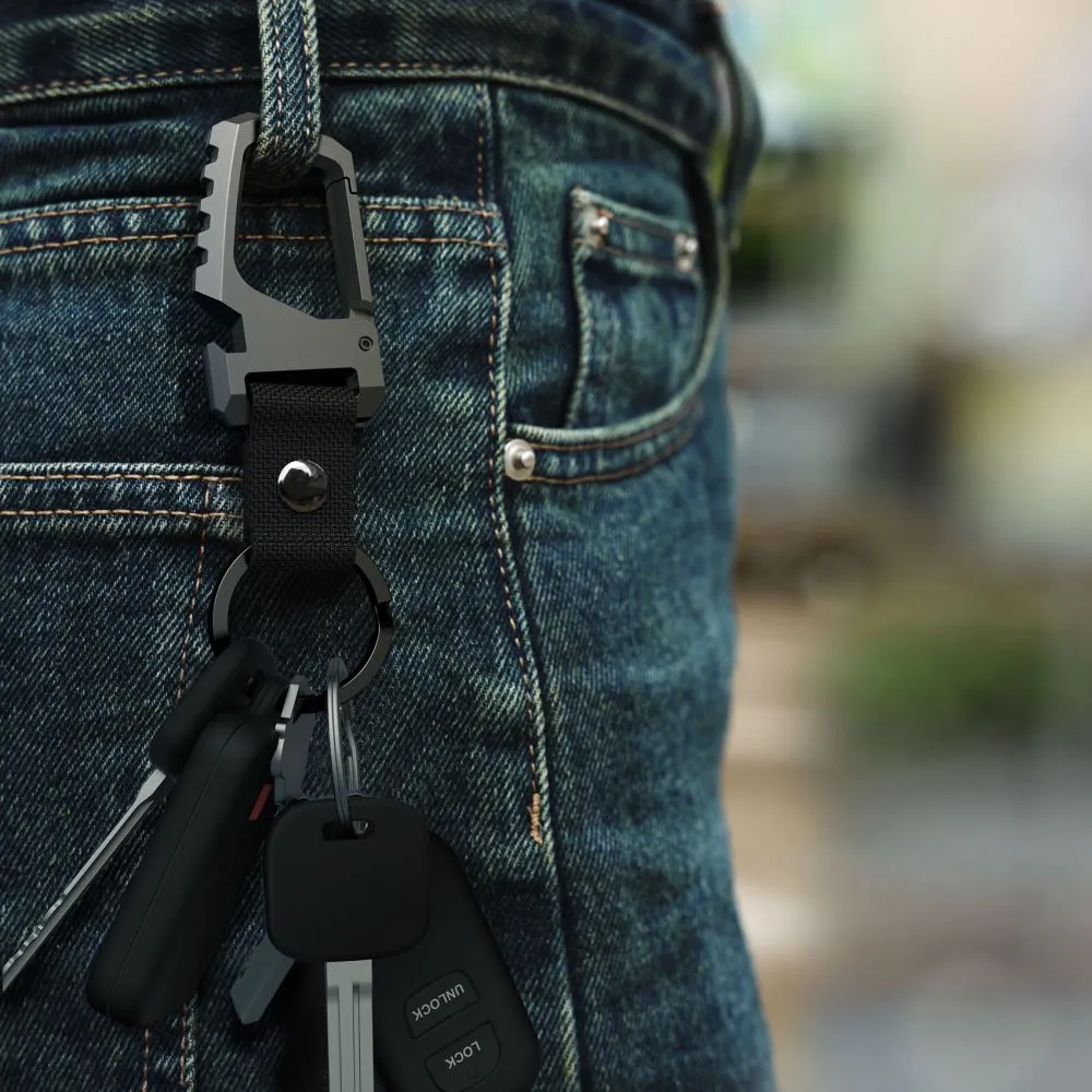 Priedai Other TECH-PROTECT SLIDELOCK CARABINER KEYCHAIN 