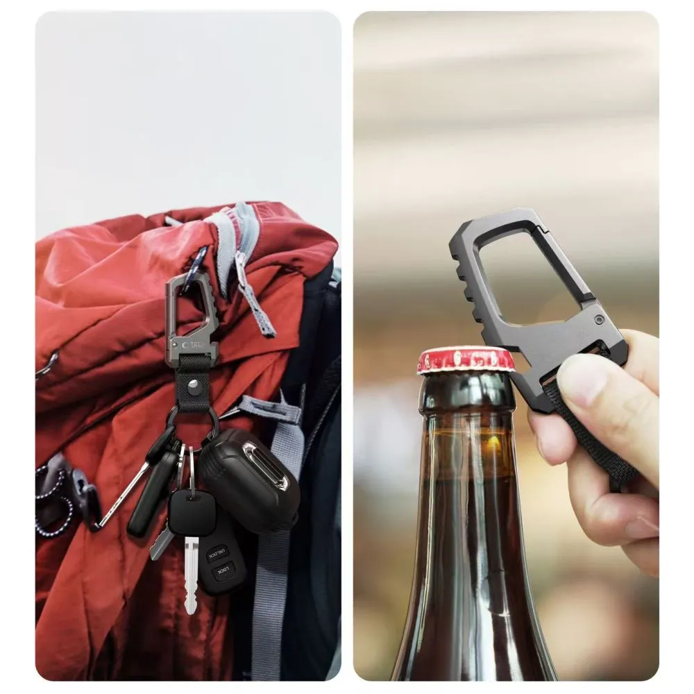 Priedai Other TECH-PROTECT SLIDELOCK CARABINER KEYCHAIN 