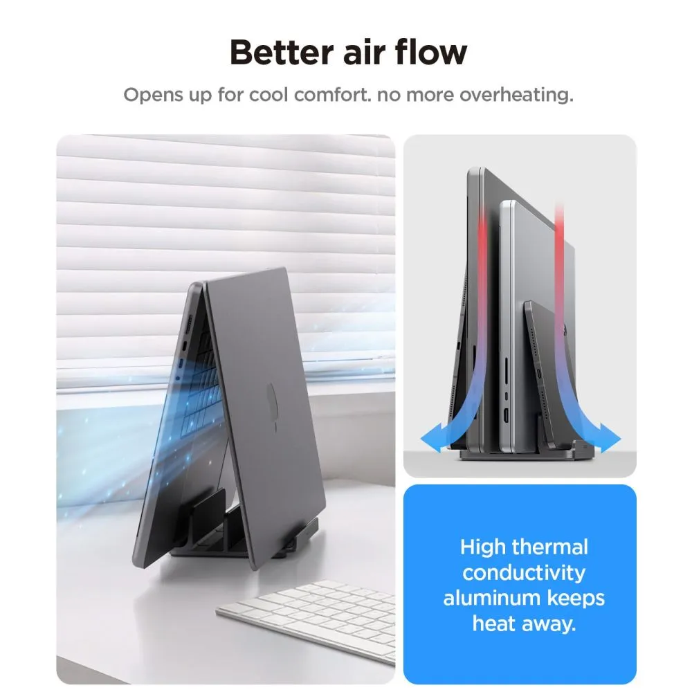  Dažādi SPIGEN LD208S4 VERTICAL LAPTOP STAND Viedierīču 