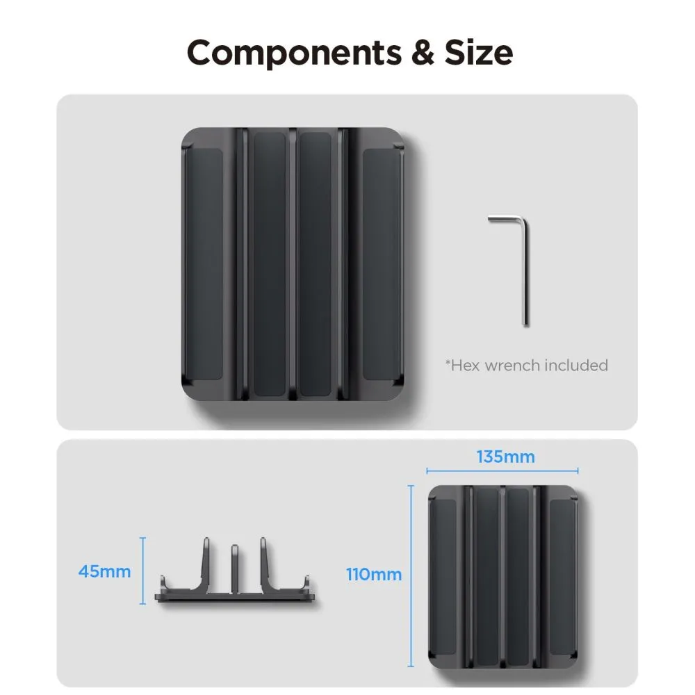  Dažādi SPIGEN LD208S4 VERTICAL LAPTOP STAND Viedierīču 