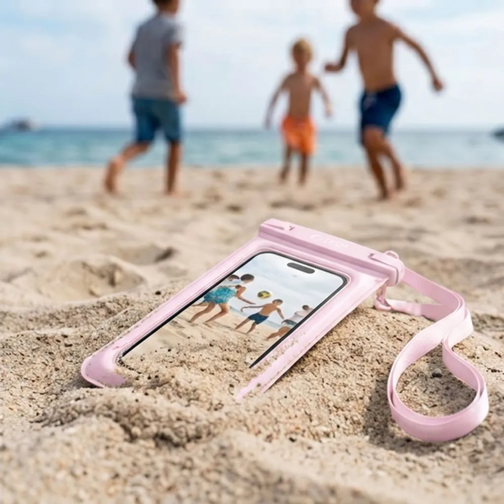  Dažādi telefona maciņš  TECH-PROTECT UWC7 UNIVERSAL WATERPROOF FLOATING CASE 6.9 INCH
