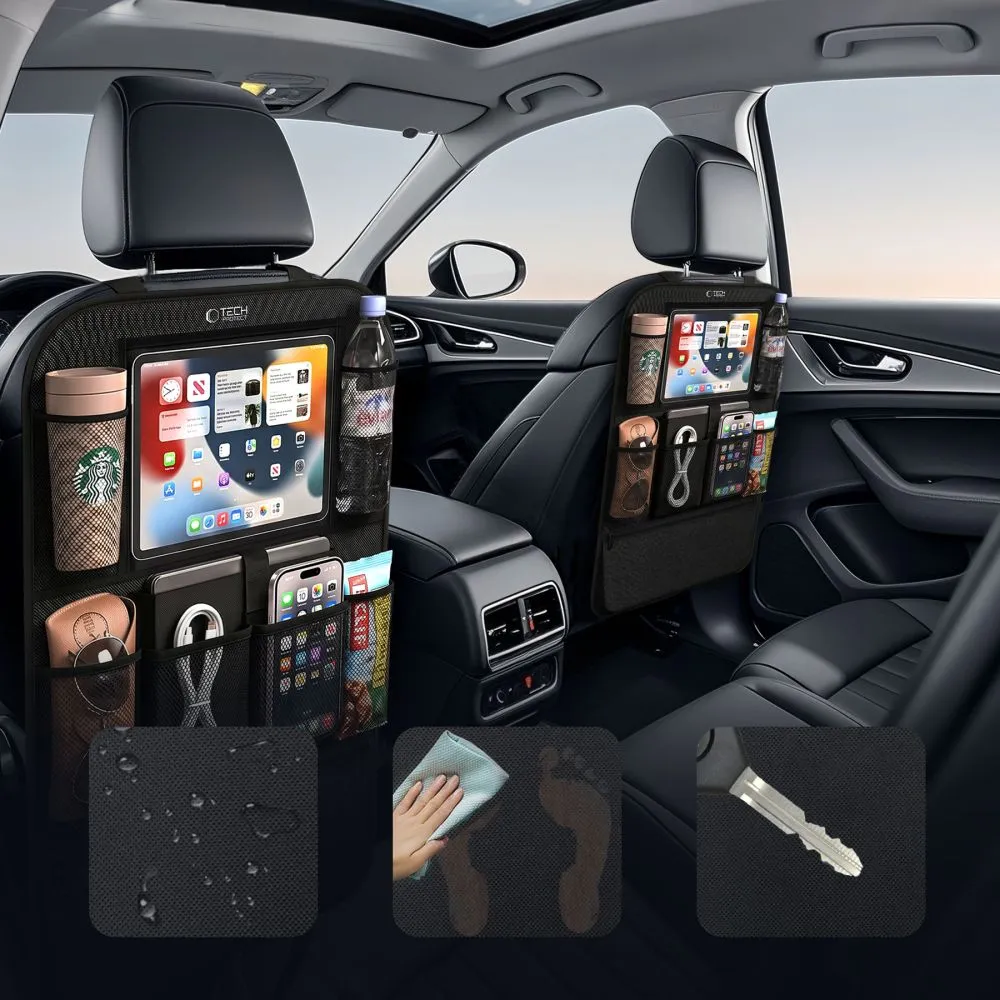  Dažādi TECH-PROTECT UCA200 BACKSEAT CAR ORGANIZER Viedierīču 