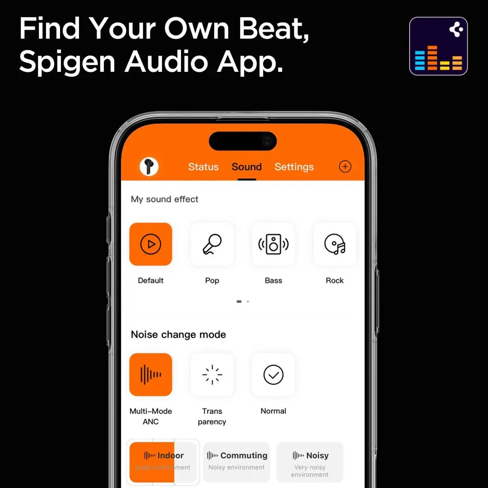  Dažādi SPIGEN SA2402 ANC PRO IN-EAR EARPHONE  balts