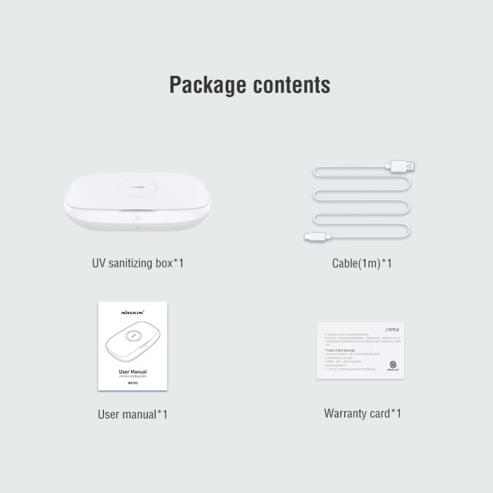 Aксессуары Other Nillkin FlashPure UV Sanitizing Box  белый
