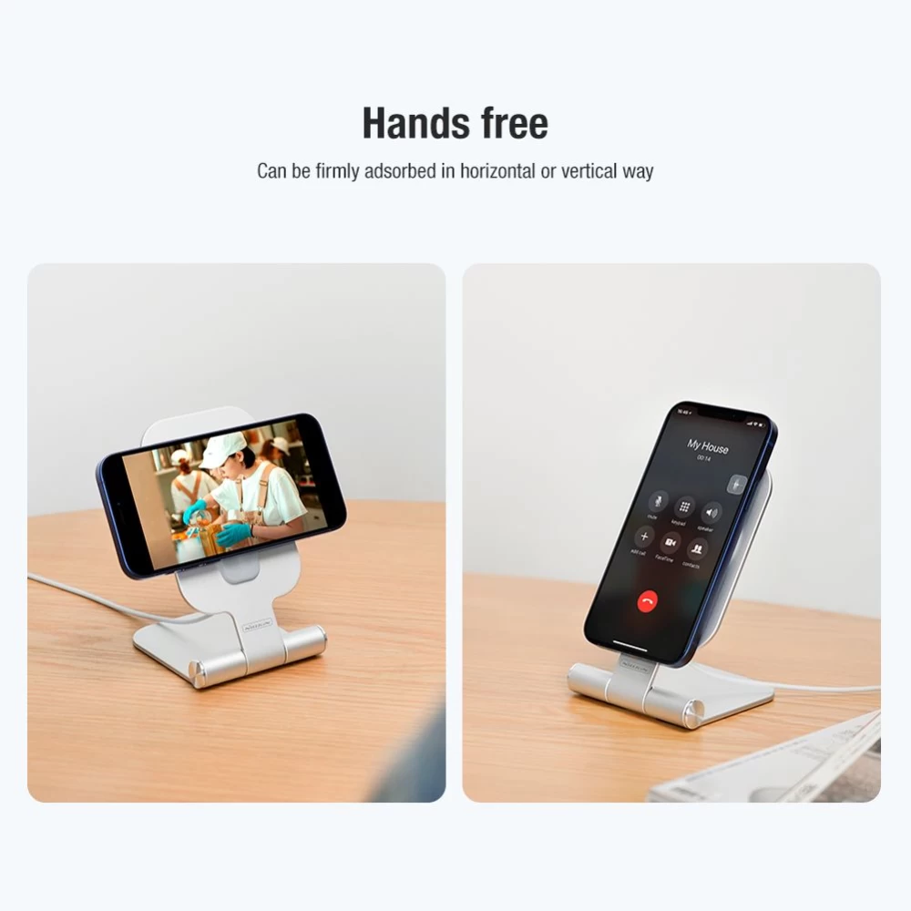  Dažādi Nillkin MagLock Foldable Stand  balts