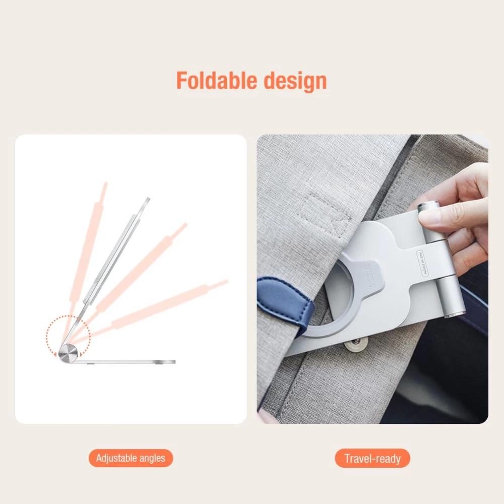  Dažādi Nillkin MagLock Foldable Stand  balts