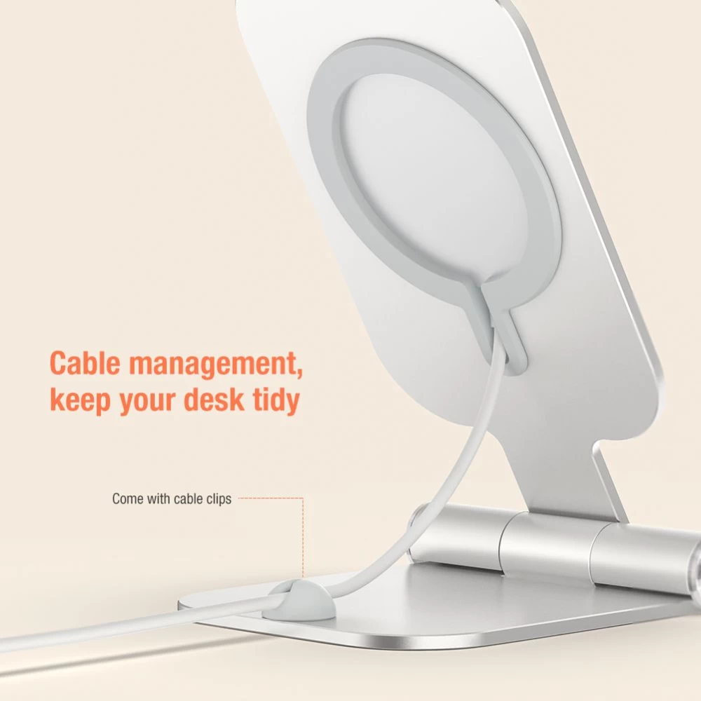  Dažādi Nillkin MagLock Foldable Stand  balts