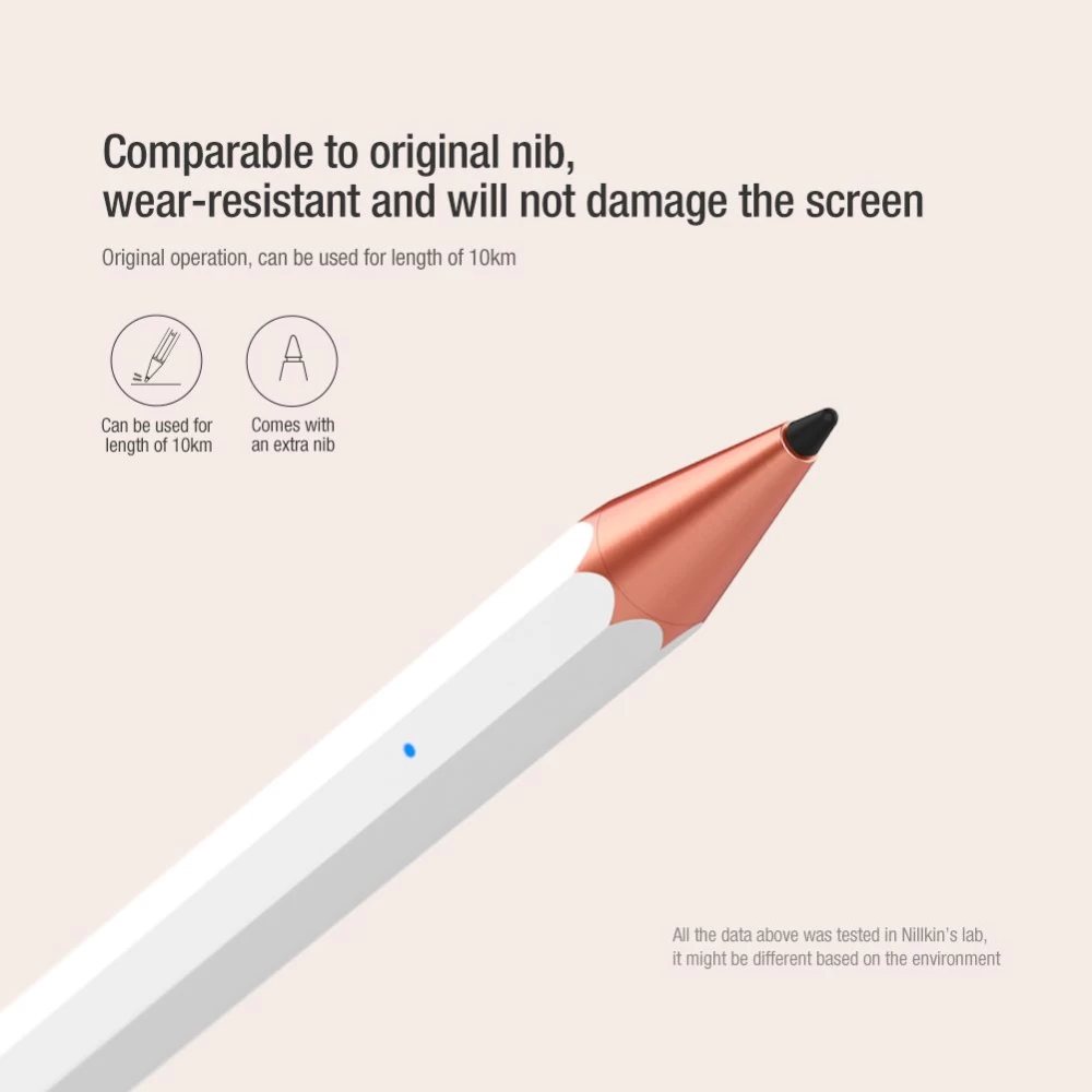  Dažādi Nillkin Crayon K2 iPad Stylus  balts