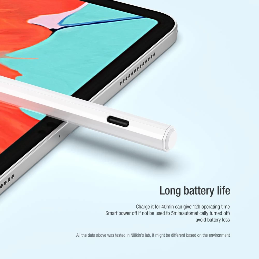  Dažādi Nillkin Crayon K2 iPad Stylus  balts