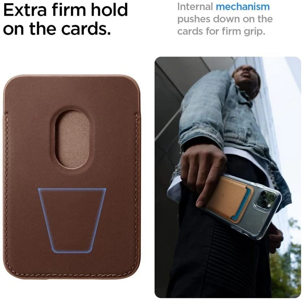 Priedai Other SPIGEN VALENTINUS MAGSAFE UNIVERSAL MAGNETIC CARD HOLDER  rudas