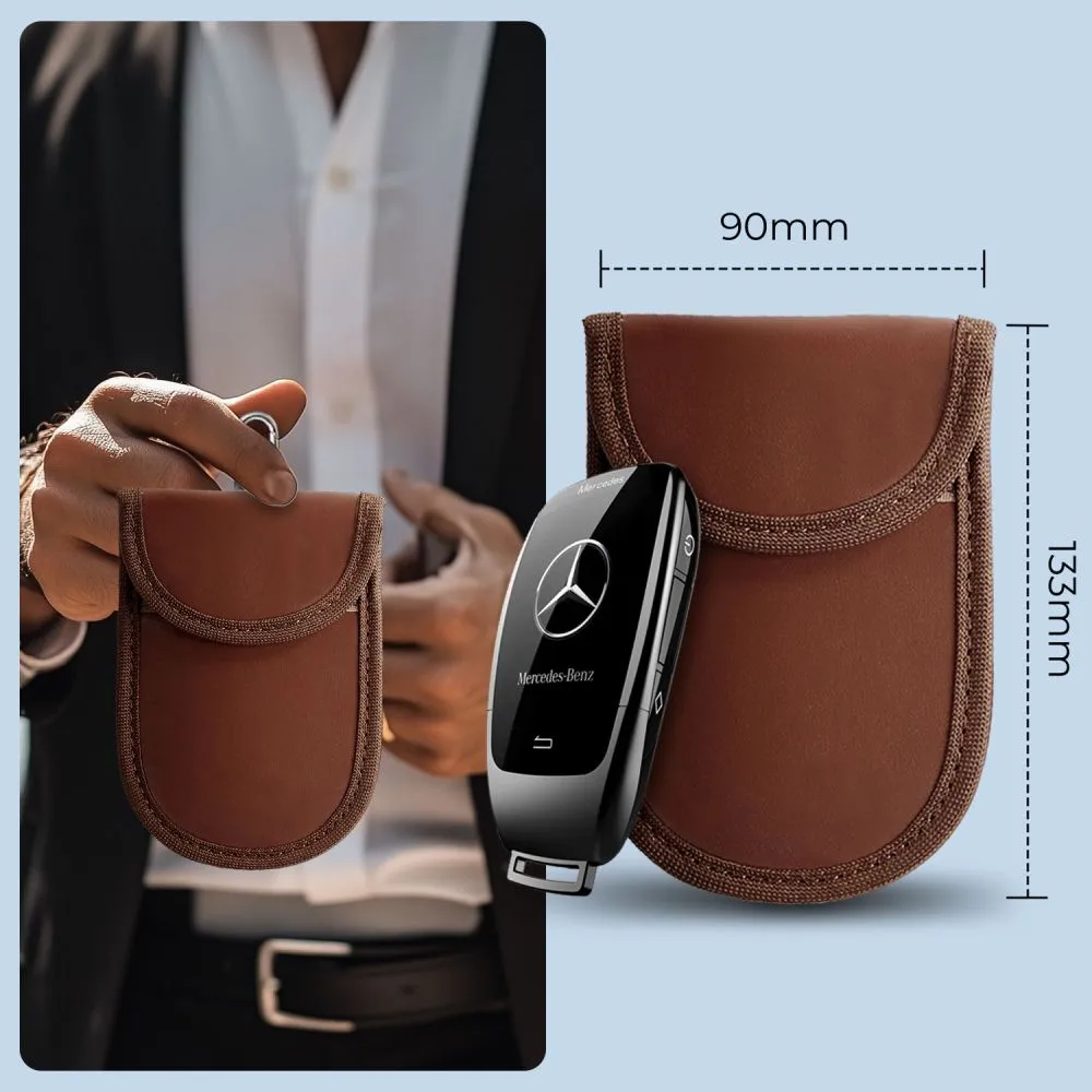 Dažādi telefona maciņš brūns TECH-PROTECT KLR100 POUCH KEYLESS RFID SIGNAL BLOCKER CASE