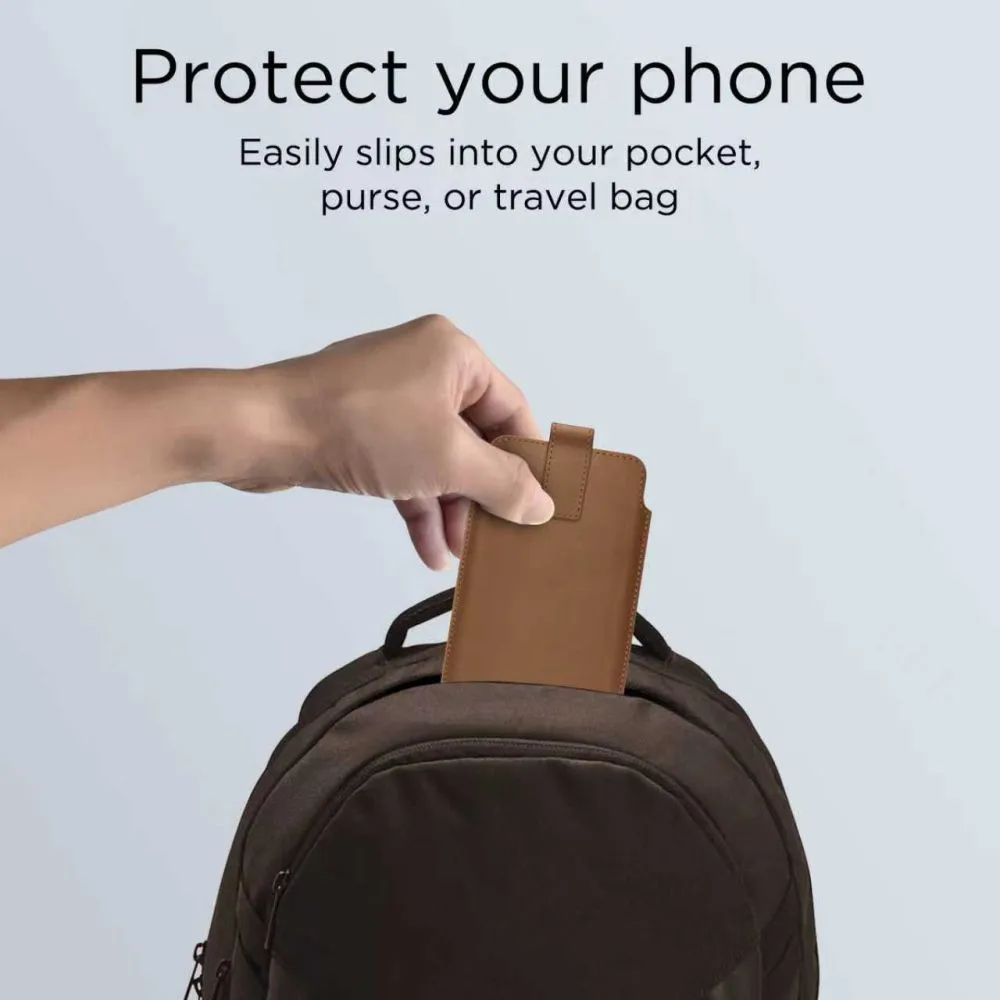 Dažādi telefona maciņš brūns TECH-PROTECT SM65 UNIVERSAL PHONE POUCH 6.0-6.9 INCH