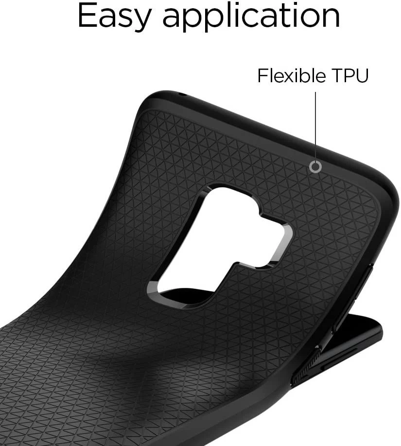 Dažādi telefona vāciņš melns SPIGEN LIQUID AIR Samsung Galaxy S9 Plus