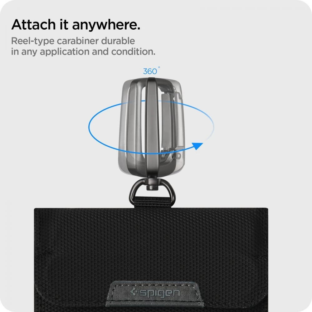 Dažādi telefona maciņš melns SPIGEN POUCH KEYLESS RFID SIGNAL BLOCKER