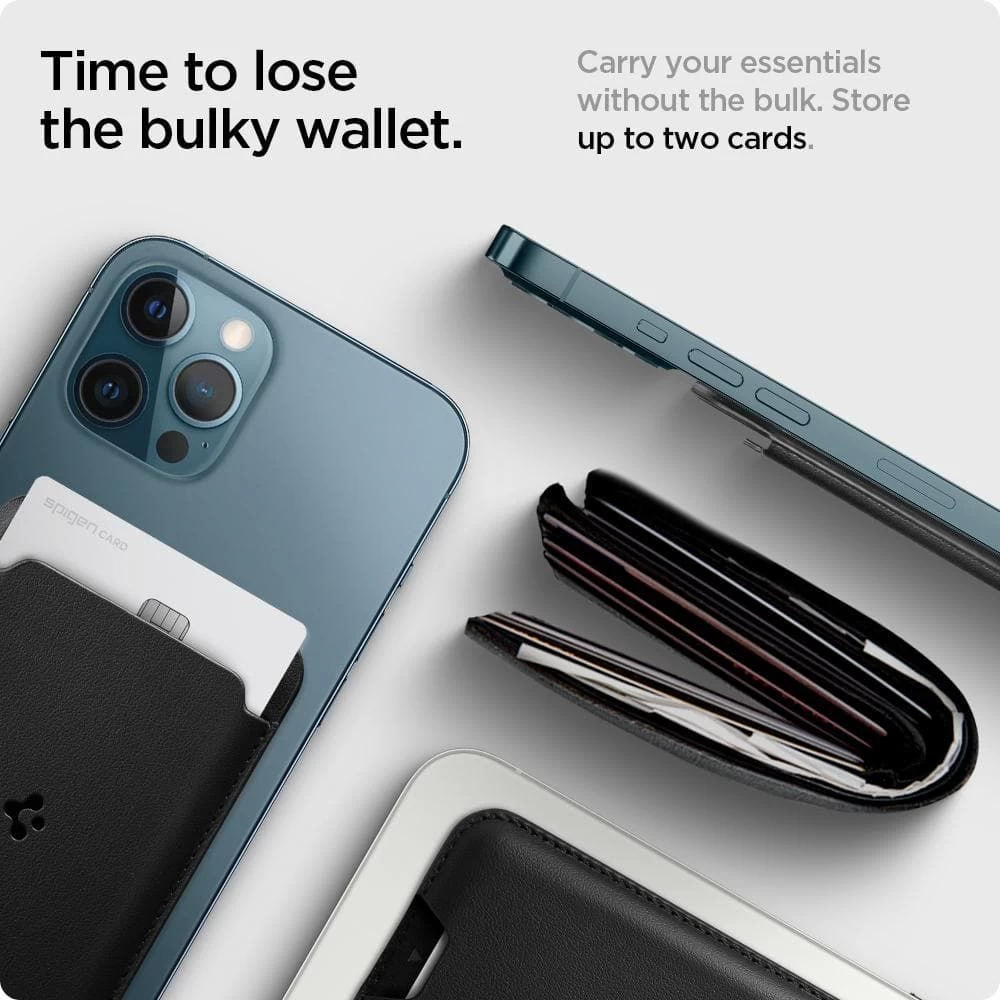 Aксессуары Other SPIGEN VALENTINUS MAGSAFE UNIVERSAL MAGNETIC CARD HOLDER  черный
