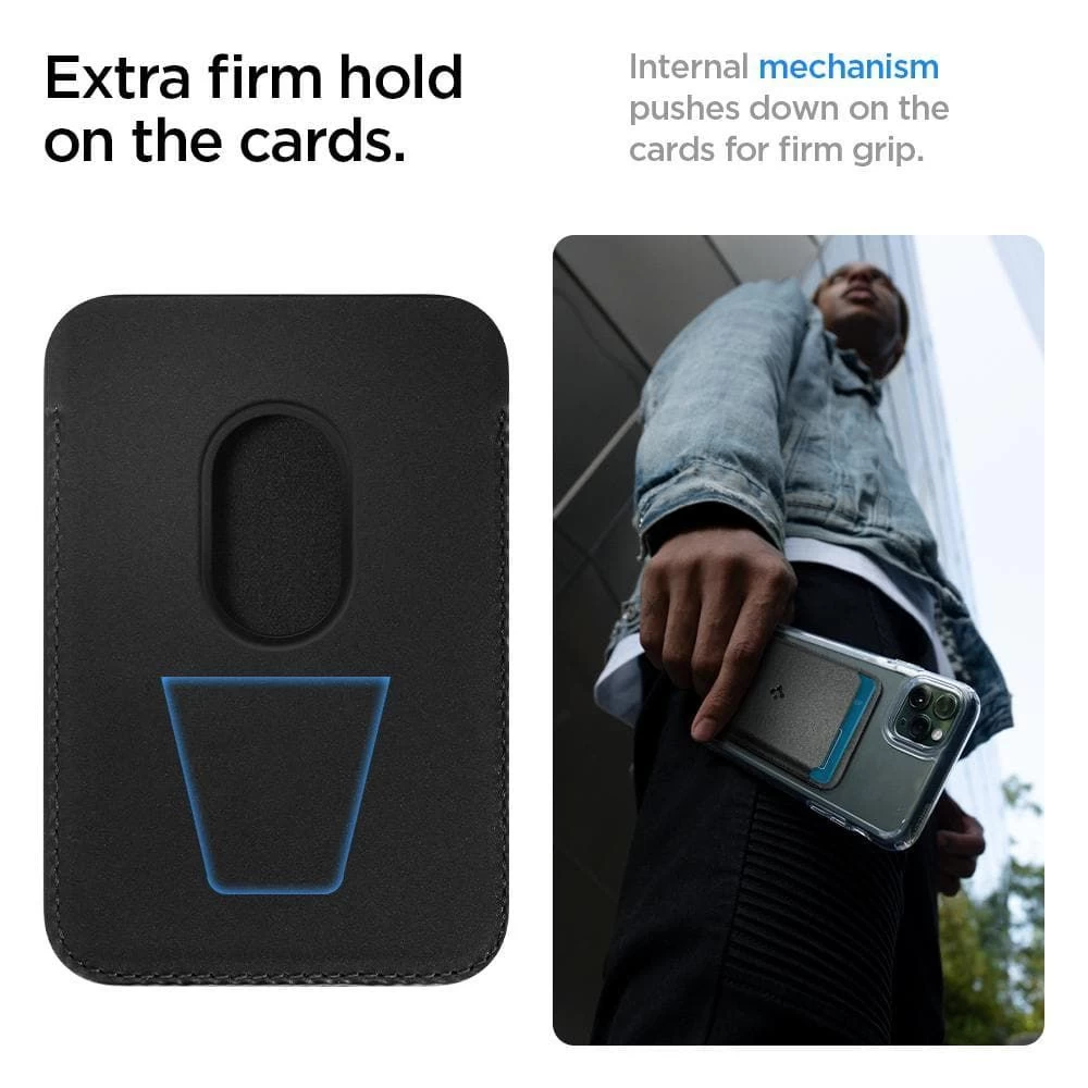 Aксессуары Other SPIGEN VALENTINUS MAGSAFE UNIVERSAL MAGNETIC CARD HOLDER  черный