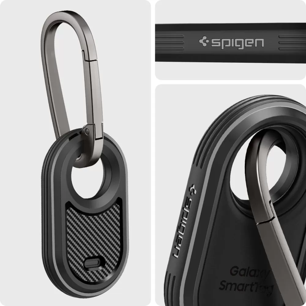 Dažādi telefona vāciņš melns SPIGEN RUGGED ARMOR Samsung Galaxy Smarttag 2