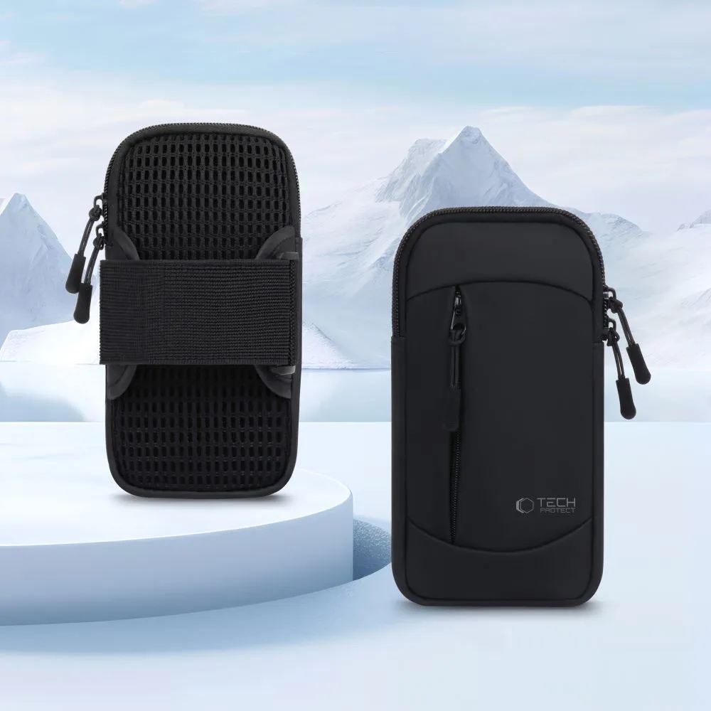 Dažādi telefona maciņš melns TECH-PROTECT M6 UNIVERSAL SPORT ARMBAND