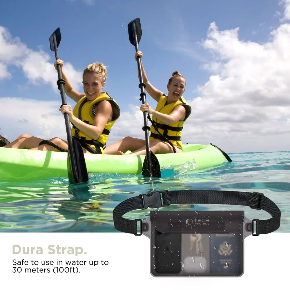 Dažādi telefona maciņš melns TECH-PROTECT UWP10 UNIVERSAL WATERPROOF POUCH 10