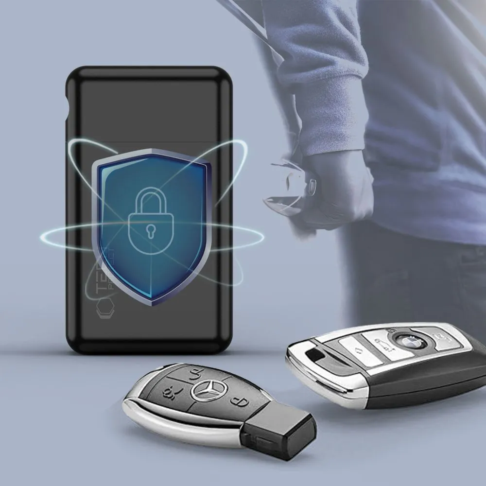 Dažādi telefona maciņš melns TECH-PROTECT KLR200 METAL KEYLESS RFID SIGNAL BLOCKER CASE