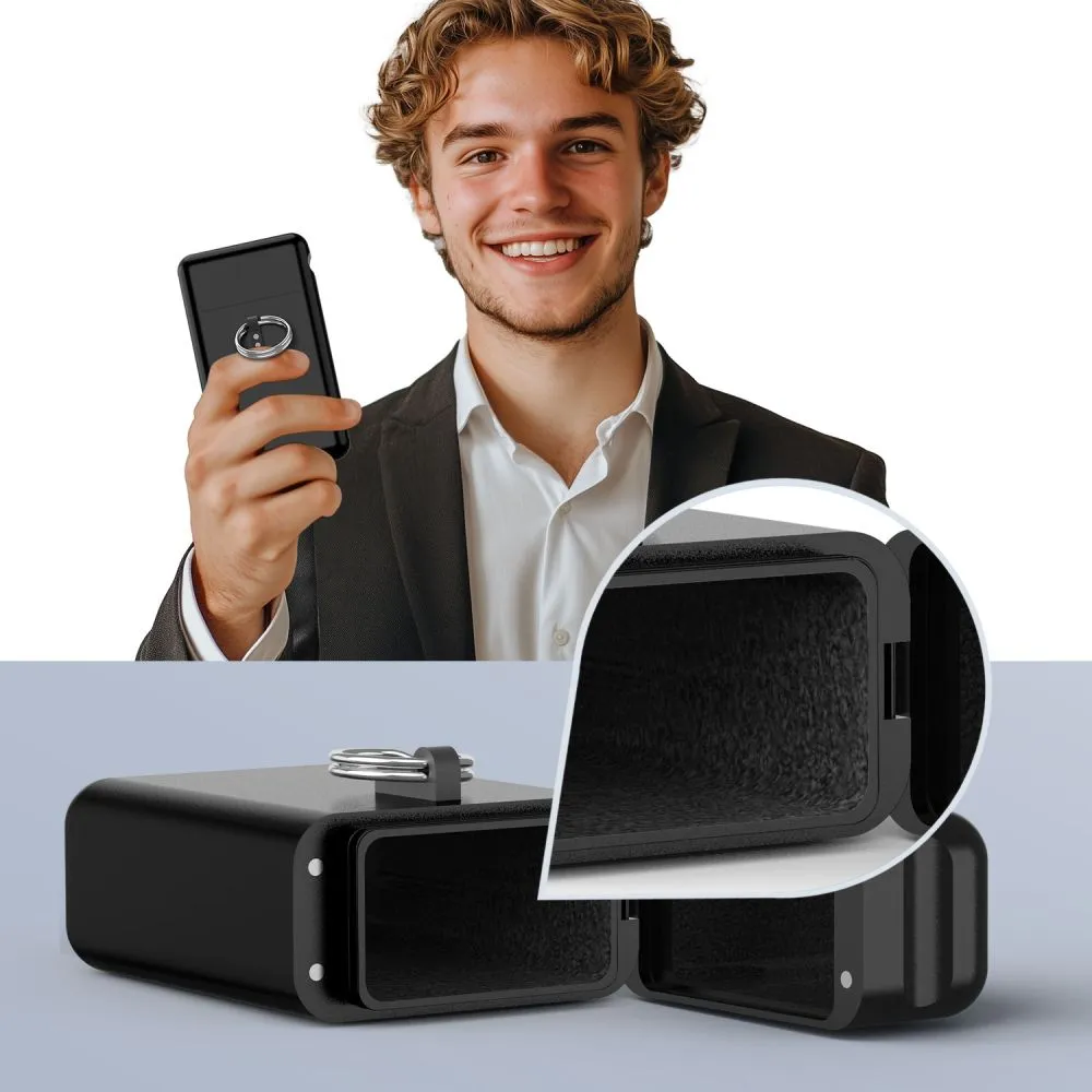 Dažādi telefona maciņš melns TECH-PROTECT KLR200 METAL KEYLESS RFID SIGNAL BLOCKER CASE