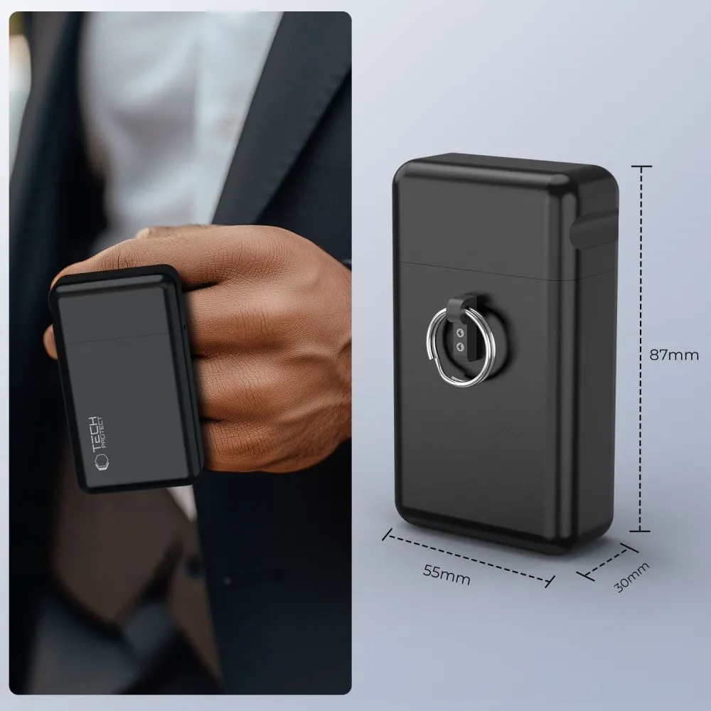 Dažādi telefona maciņš melns TECH-PROTECT KLR200 METAL KEYLESS RFID SIGNAL BLOCKER CASE