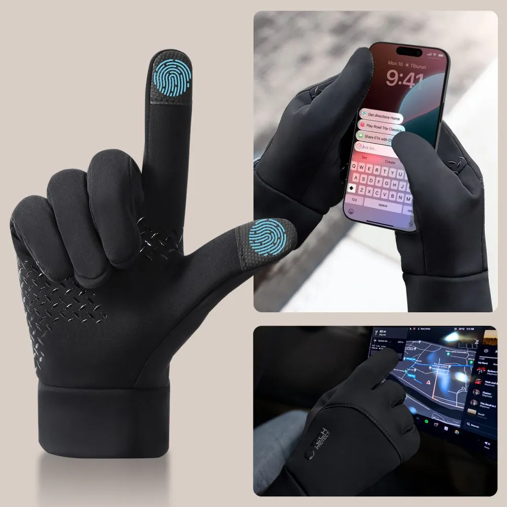 Aксессуары Other TECH-PROTECT WG01 WINTER TOUCHSCREEN GLOVES L  черный