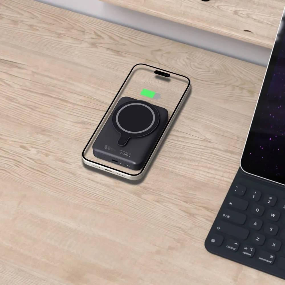  Dažādi TECH-PROTECT PB11 LIFEMAG MAGSAFE POWER BANK 10000MAH  melns